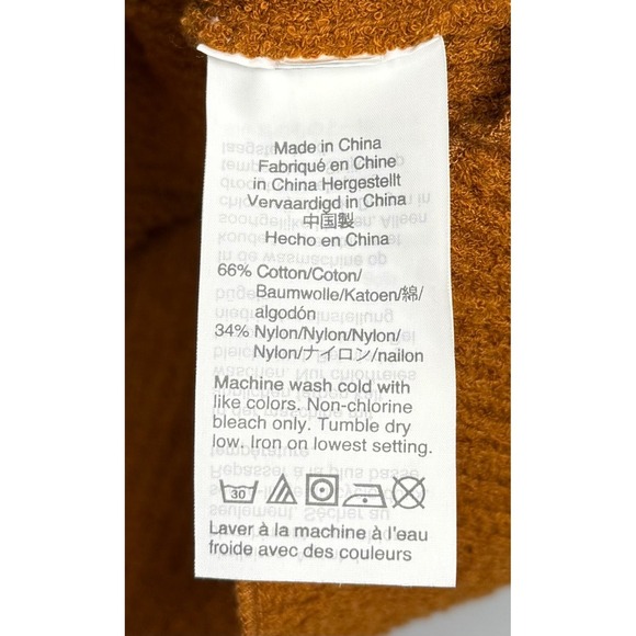 MADEWELL Kingston Button-Front Sweater Tank, Golden Pecan, Size XXS - Picture 3 of 6